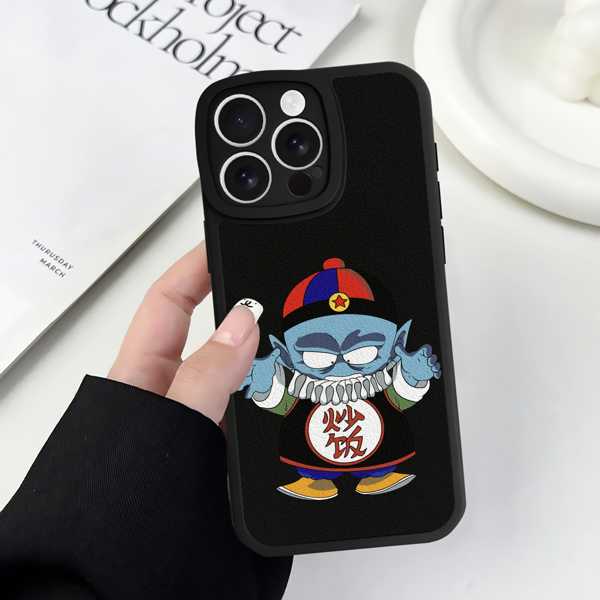 （画像用） ドラゴンボール DRAGON BALL 【iPhone 16シリーズ対応】シリコンスマホケース（レザー調） 材質：シリコン